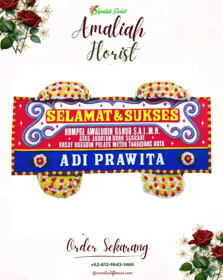 Papan Bunga Ucapan Selamat Kualuh Leidong