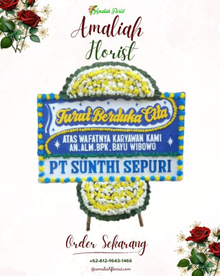 Papan Bunga Duka di Kualuh Leidong
