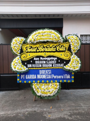 Papan Bunga Duka di Kualuh Leidong