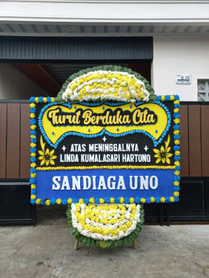 Papan Bunga Duka di Kualuh Leidong